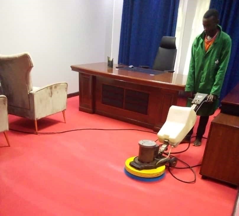 Vacuum carpet cleaning services company in Nairobi Here carpeted areas are deeply vacuumed freeing them of all visible dirt, debris, or even stains. If the carpets itself are quite dirty, then we thoroughly clean and after which dry.
